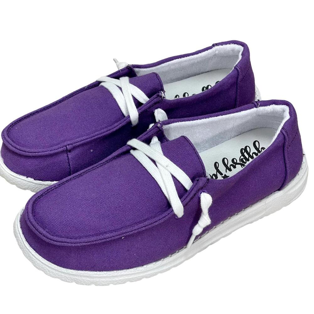 NEW GYPSY JAZZ women's game day sneakers in purple
